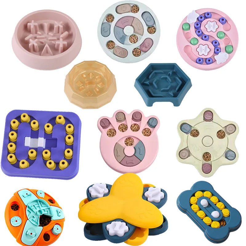 IQ Training Treat Dispenser & Slow Feeding Puzzle for Dogs and Cats