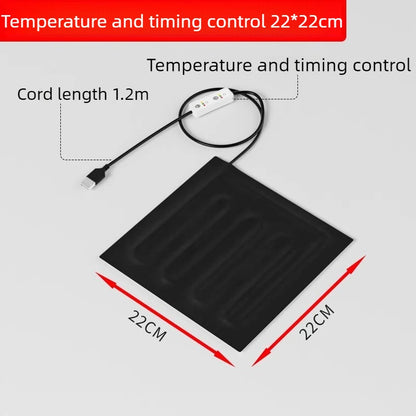 USB Reptile Heating Pad with Temperature Control Timer