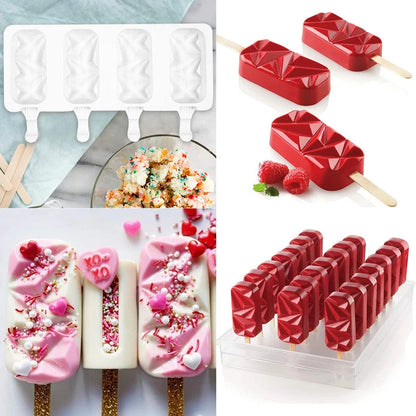 Silicone Ice Cream Popsicle Mould