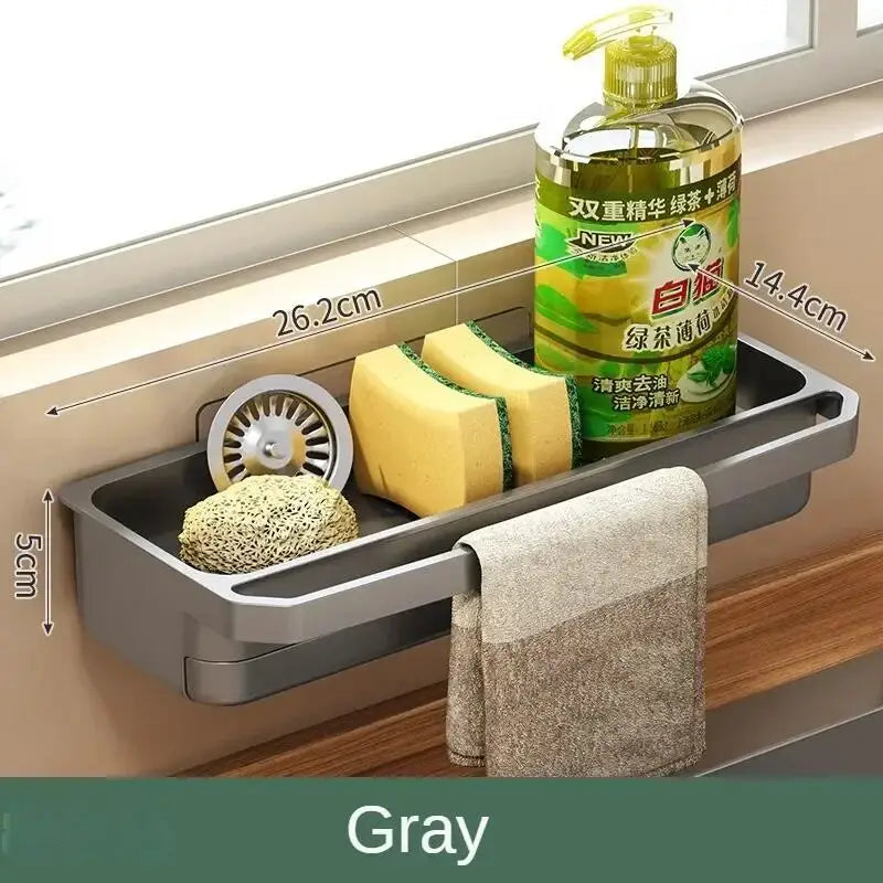 Sink Drain Organizer Shelf