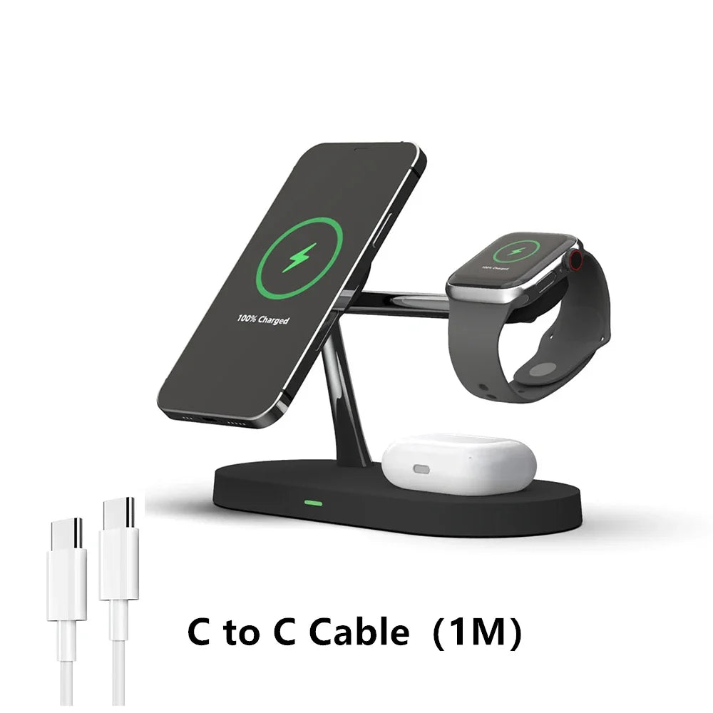 3-in-1 Magnetic Wireless Charging Station