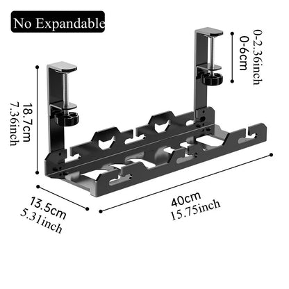 Under Desk Cable Management Tray