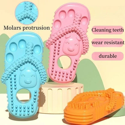 Slipper Shape Squeaky Dog Chew Toy