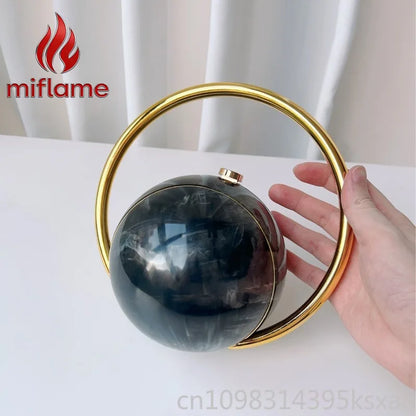 Marble Sphere Evening Clutch Bag