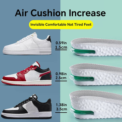 Orthopedic Height Increase Memory Foam Insoles