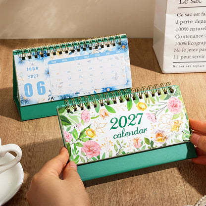 2027 Floral Desk Calendar – Daily Weekly Monthly Planner