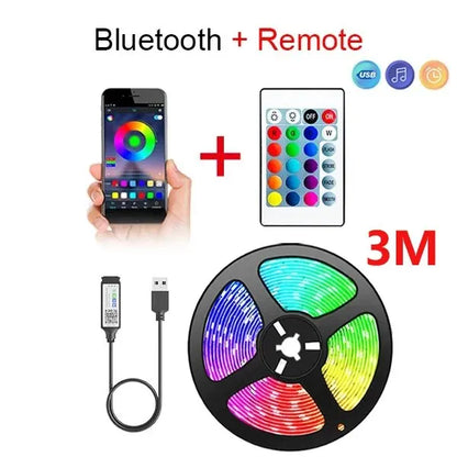 RGB LED Strip Lights with Remote Control