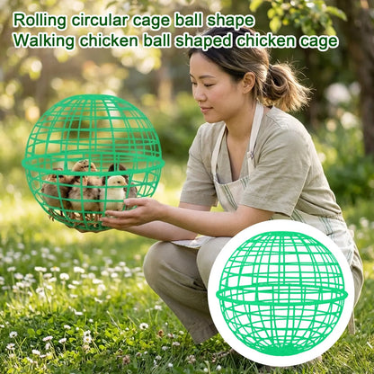 20cm Rollable Chicken Exercise Ball Cage