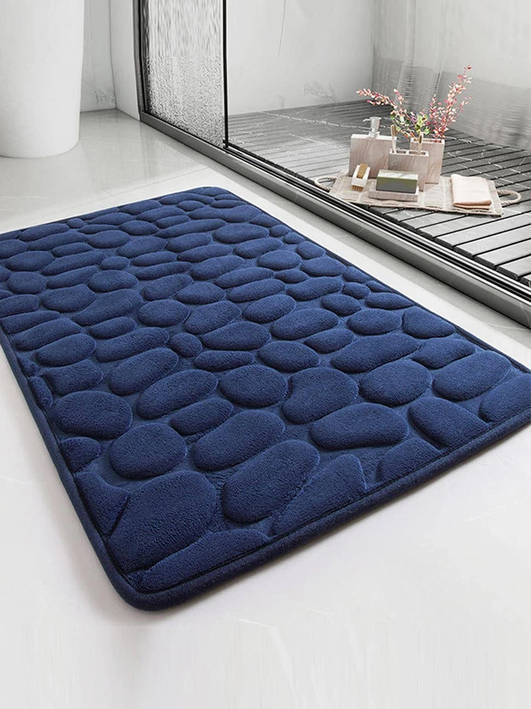 1Pc Cobblestone Bath Mat