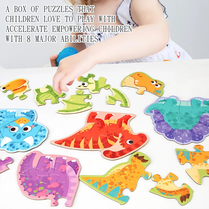 Wooden Jigsaw Puzzle Kids Toy