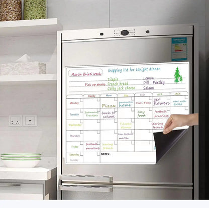 Magnetic Refrigerator Monthly Dry Erase Calendar Planner