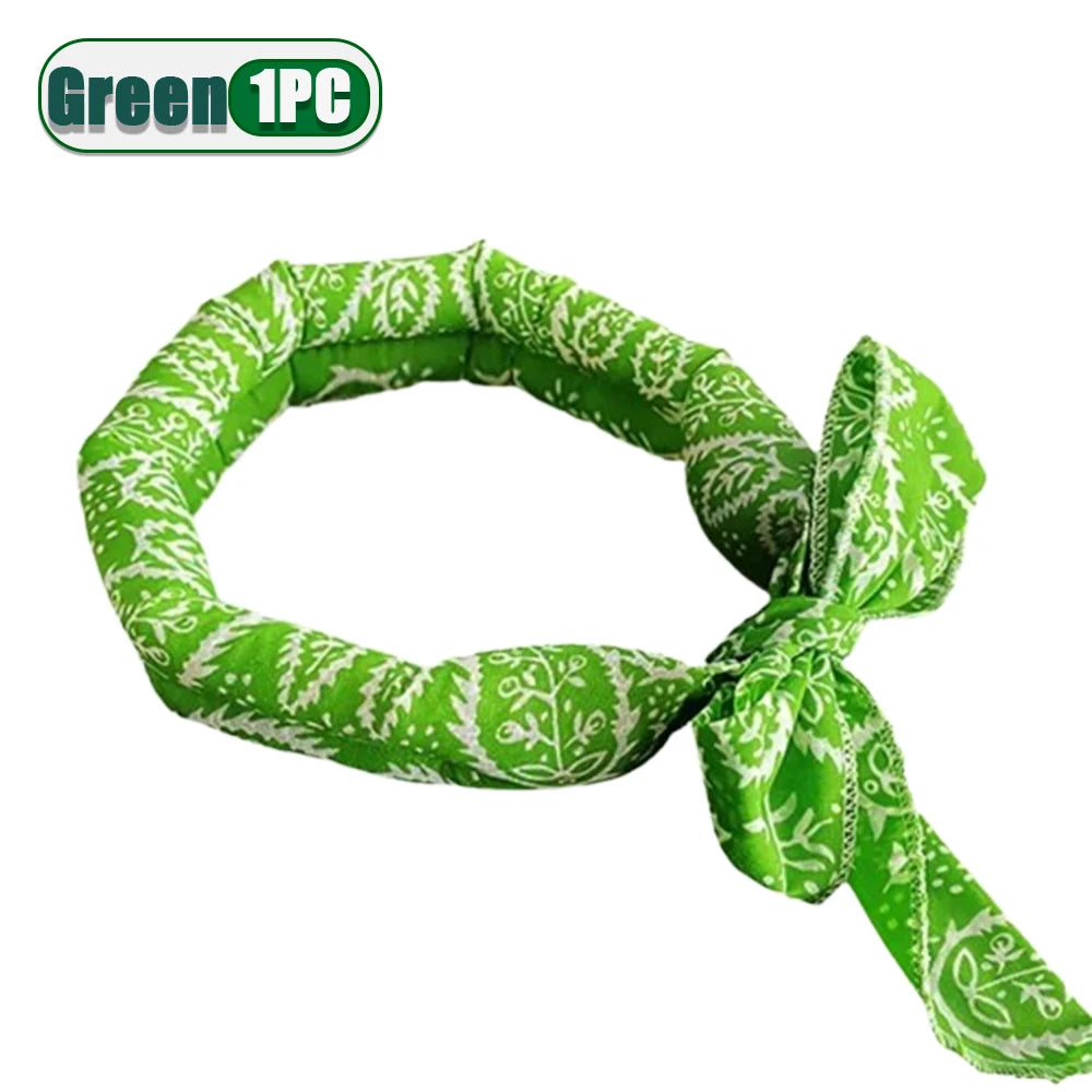 Pet Cooling Ice Scarf – Reusable Summer Neck Wrap for Dogs & Cats