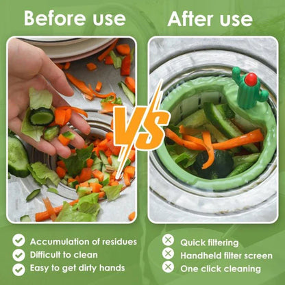 Cactus Kitchen Sink Filter Basket