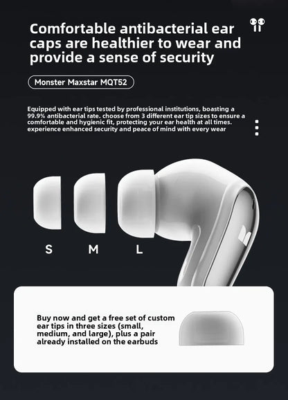 Monster MQT52 Wireless Earbuds