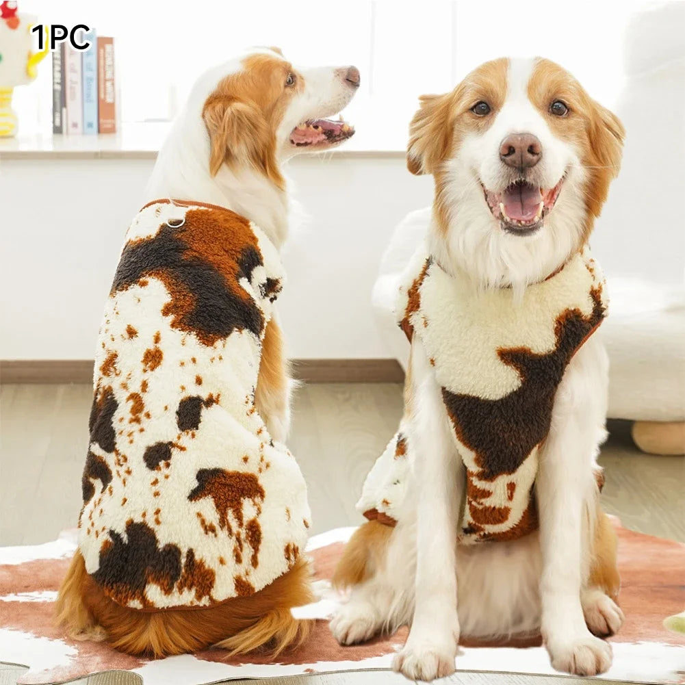 Warm Flannel Dog Fleece Vest for Autumn & Winter