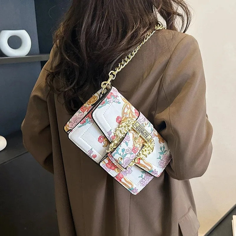 Luxury Vintage Crossbody Tote Handbag