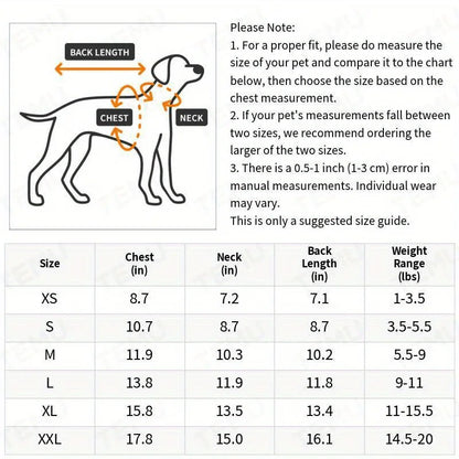 Warm Plush Dog Sweater for Autumn & Winter