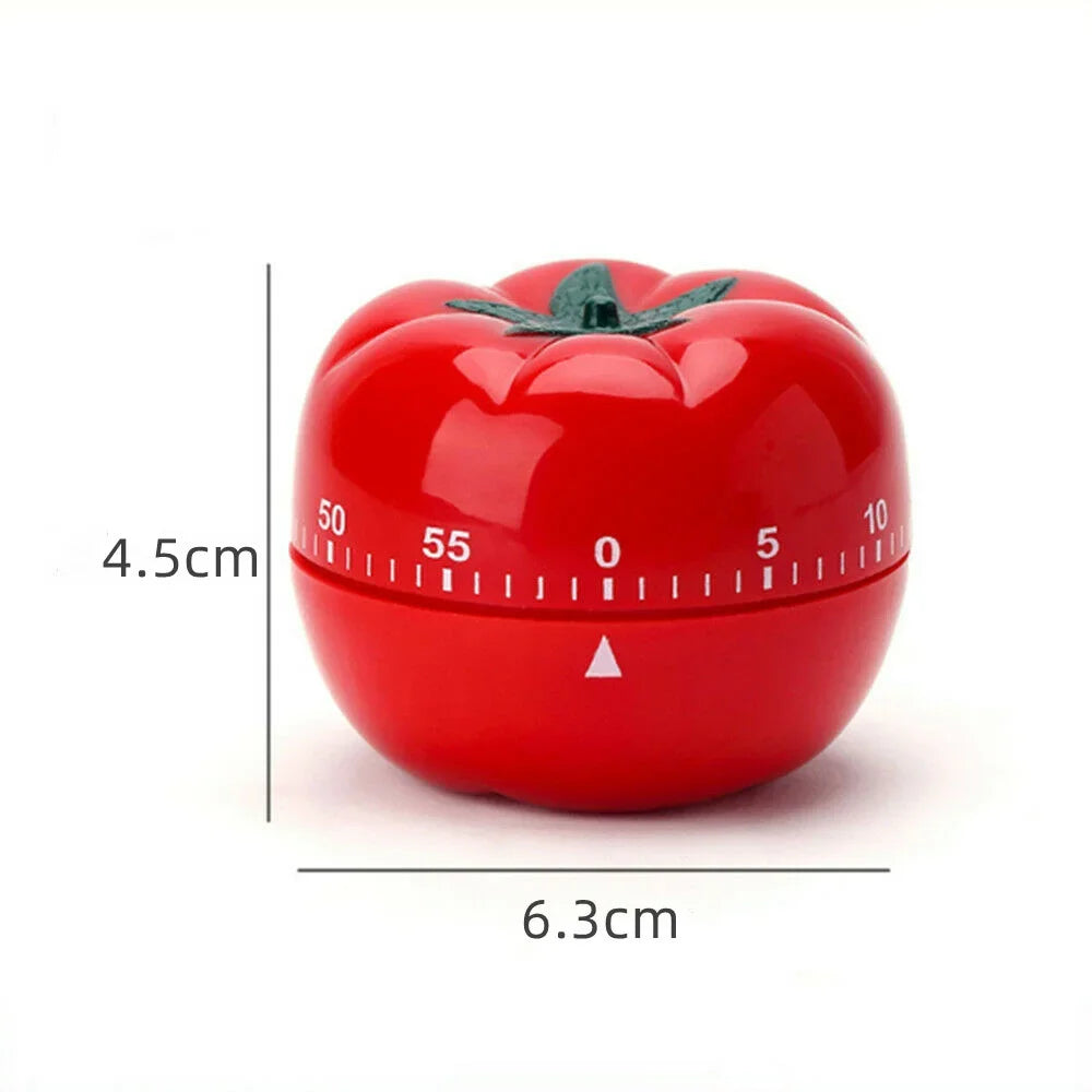 Tomato Kitchen Timer – Mechanical Countdown Reminder