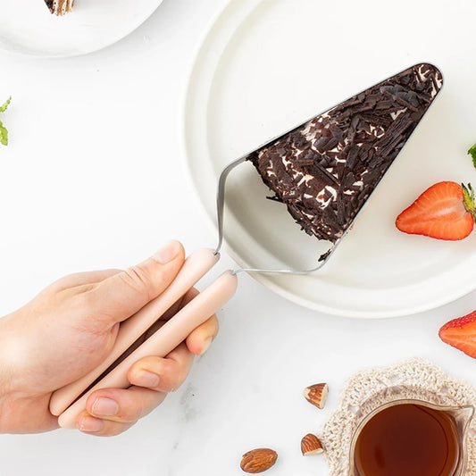 Stainless Steel Cake Slicer with Anti-Slip Handle