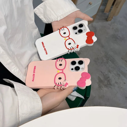 Hello Kitty 3D Silicone Phone Case for iPhone