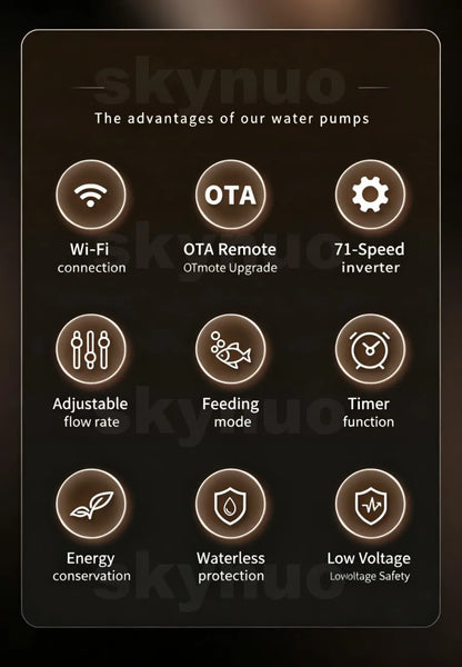 Jecod Smart WiFi & Bluetooth DC Submersible Water Pump