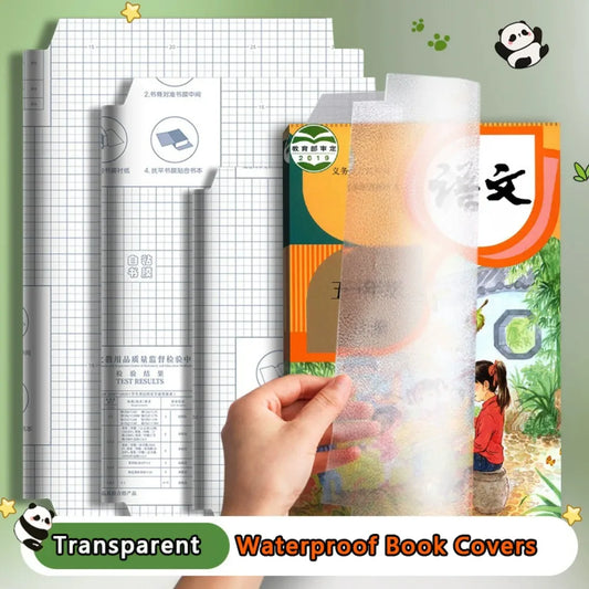 Transparent Waterproof Self-Adhesive Book Covers
