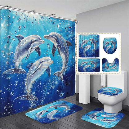 Ocean Seabed Bathroom Set