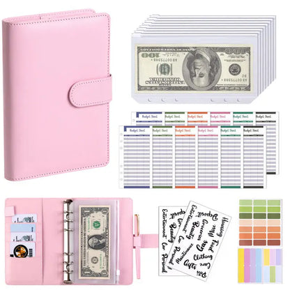 Practical Household Accessory – A6 PU Leather Budget Notebook – pp