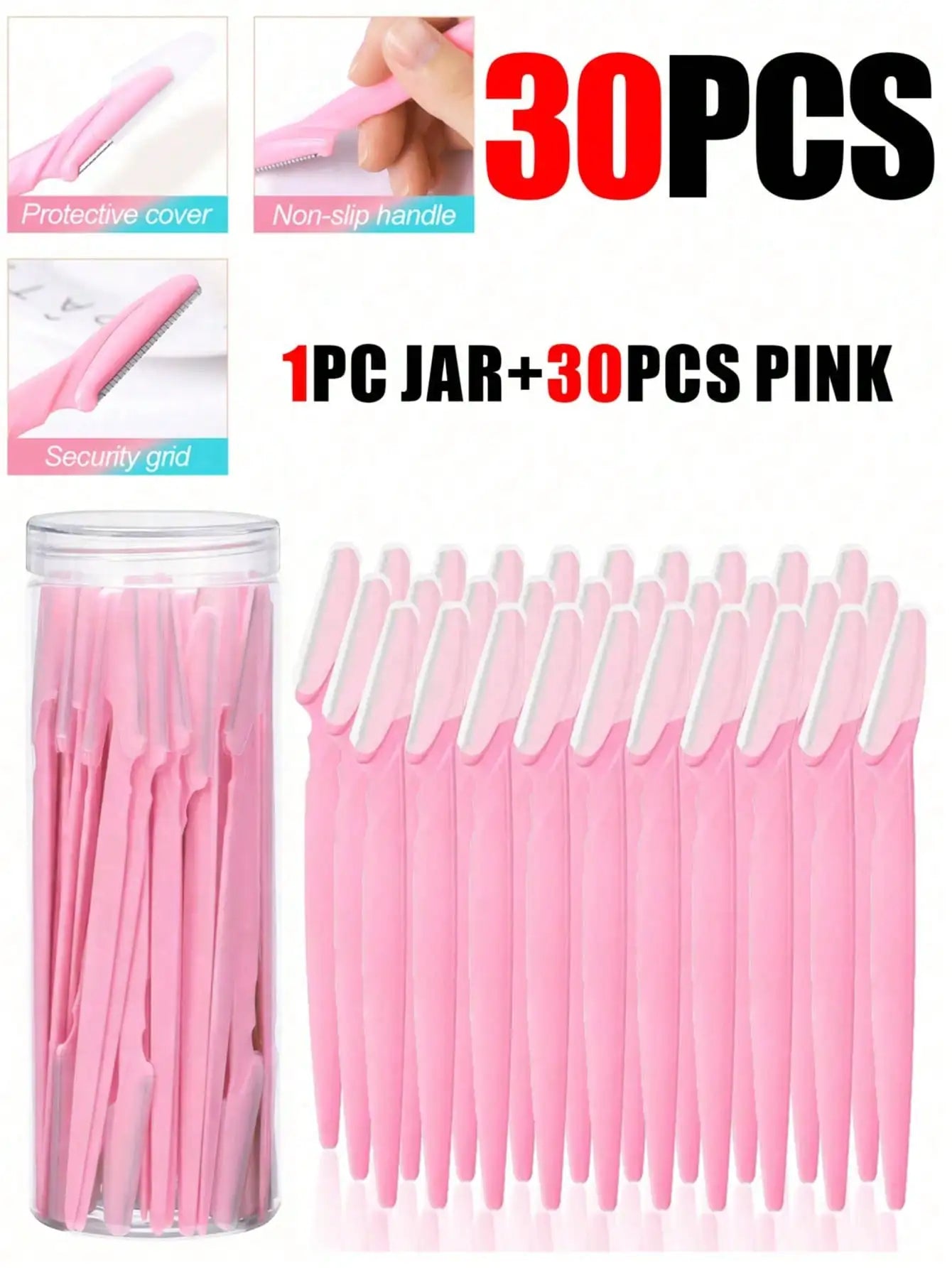 Precision Eyebrow Razor Set with Storage Case