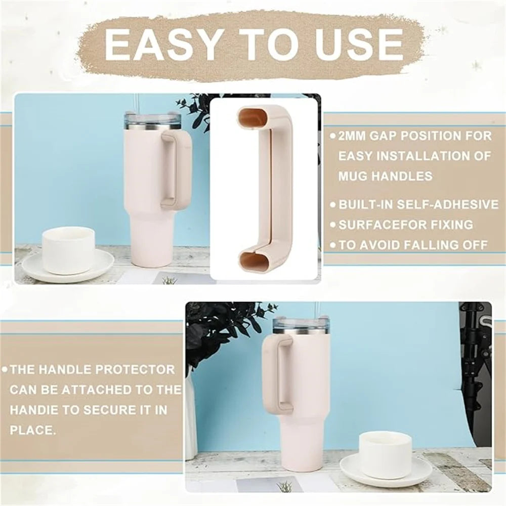Silicone Handle Grip Cover for Stanley 40 oz Tumbler