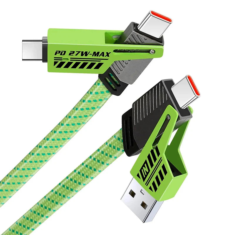 4-in-1 65W Fast Charging Multi-Port USB-C Cable
