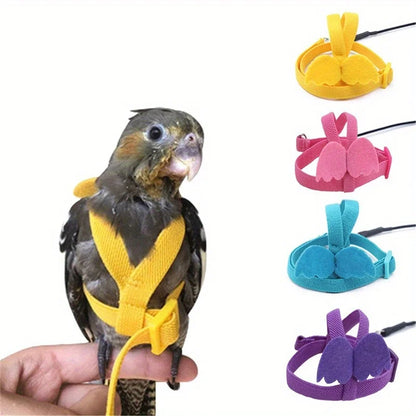 Adjustable Bird Flight Harness & Training Leash