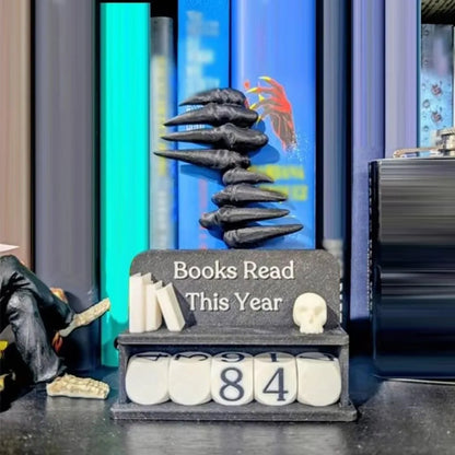 Bookshelf Decor Book Read This Year Counter