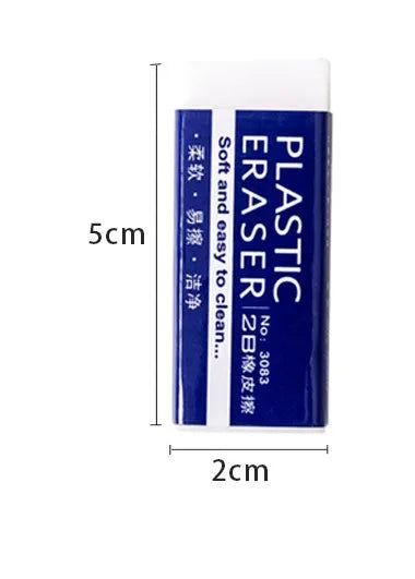 White Exam Eraser for Clean Pencil Corrections