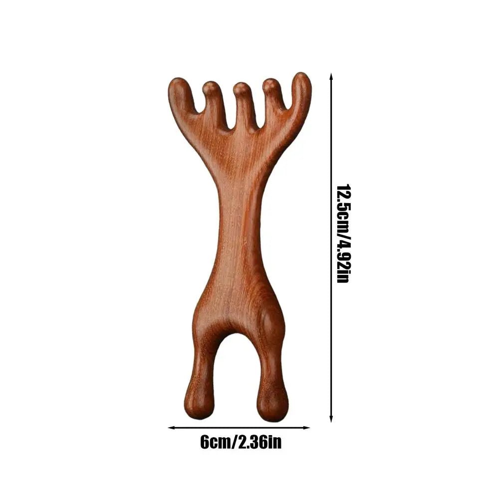 Sandalwood Antler Massage Comb
