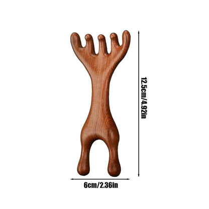 Sandalwood Antler Massage Comb