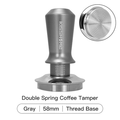 30lb Calibrated Coffee Tamper with Double Spring for Espresso Portafilters