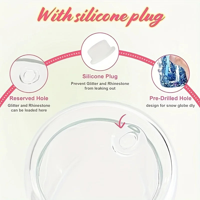 DIY Snowglobe Tumbler 16oz