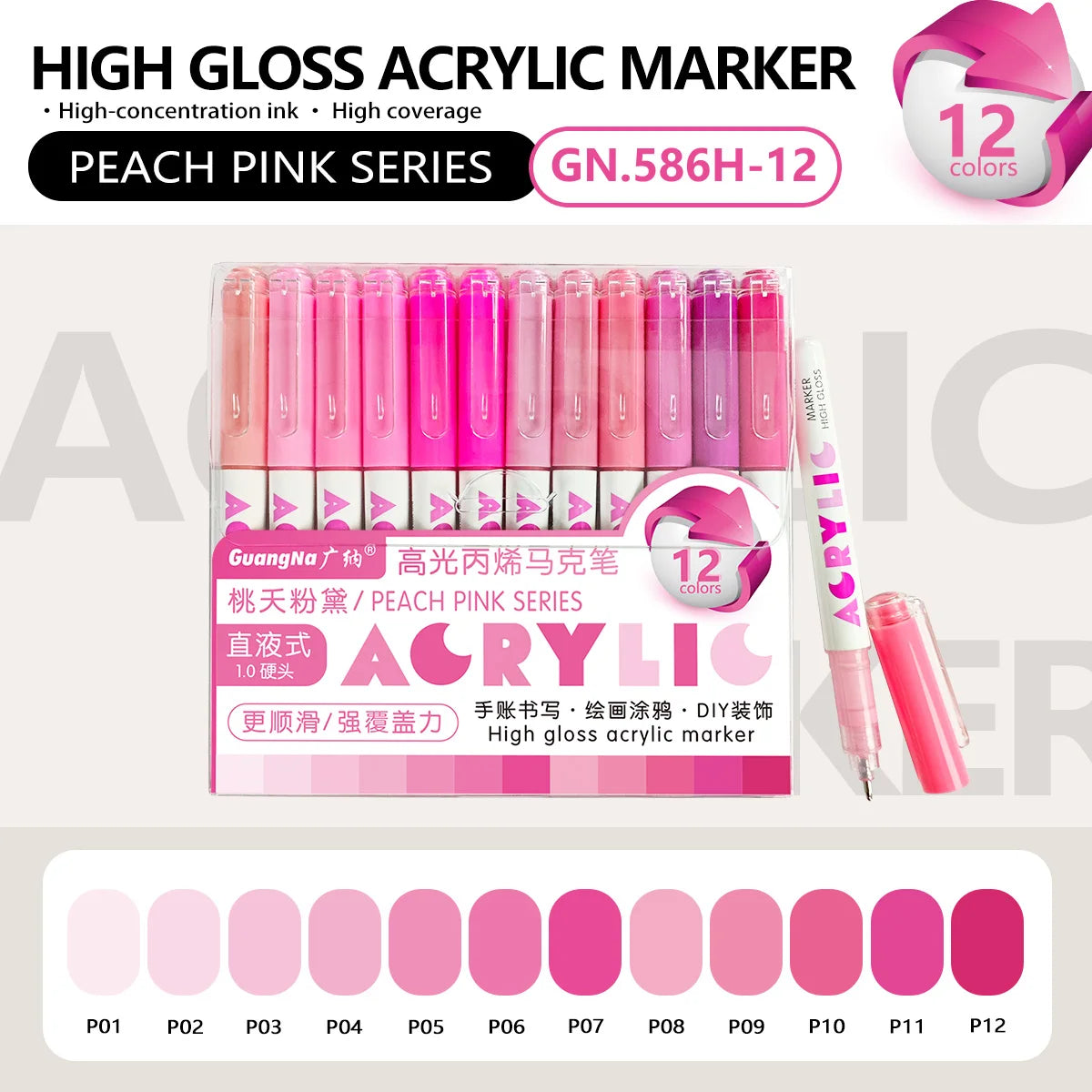 High Gloss Acrylic Paint Markers
