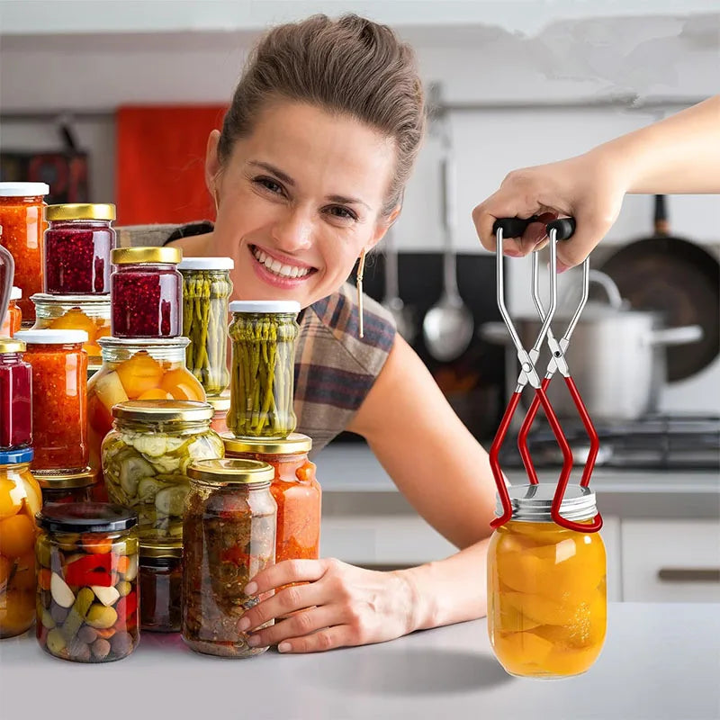 Stainless Steel Canning Jar Lifter Tongs