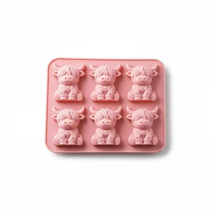Highland Cow Silicone Ice Cube Mold