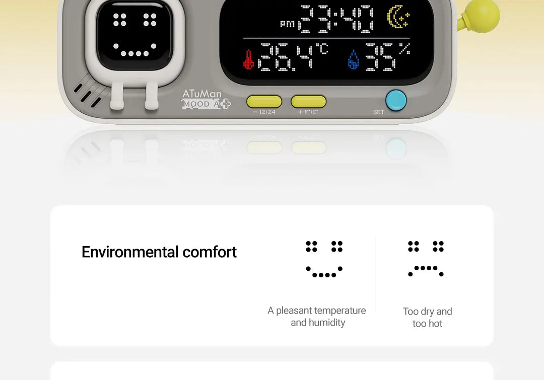Smart Temperature & Humidity Desk Clock