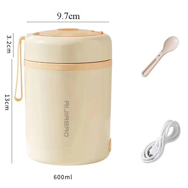 USB Electric Heated Lunch Box – 600ml