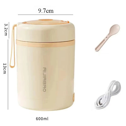 USB Electric Heated Lunch Box – 600ml