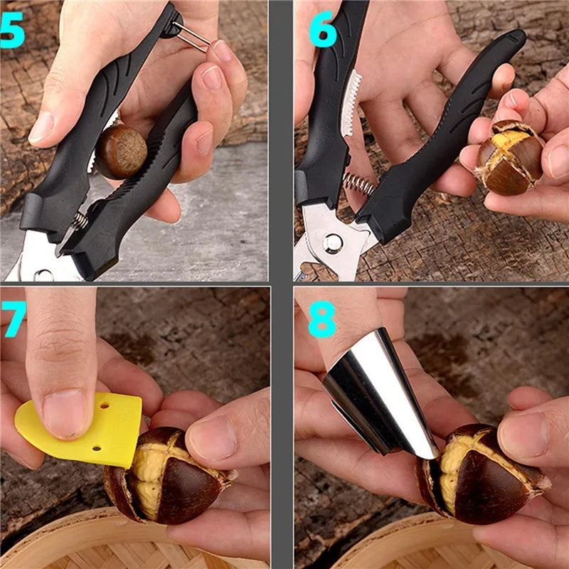 Stainless Steel Chestnut Cutter