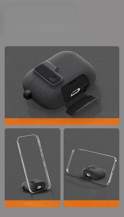 AirPods Protective Case with Carabiner Hook