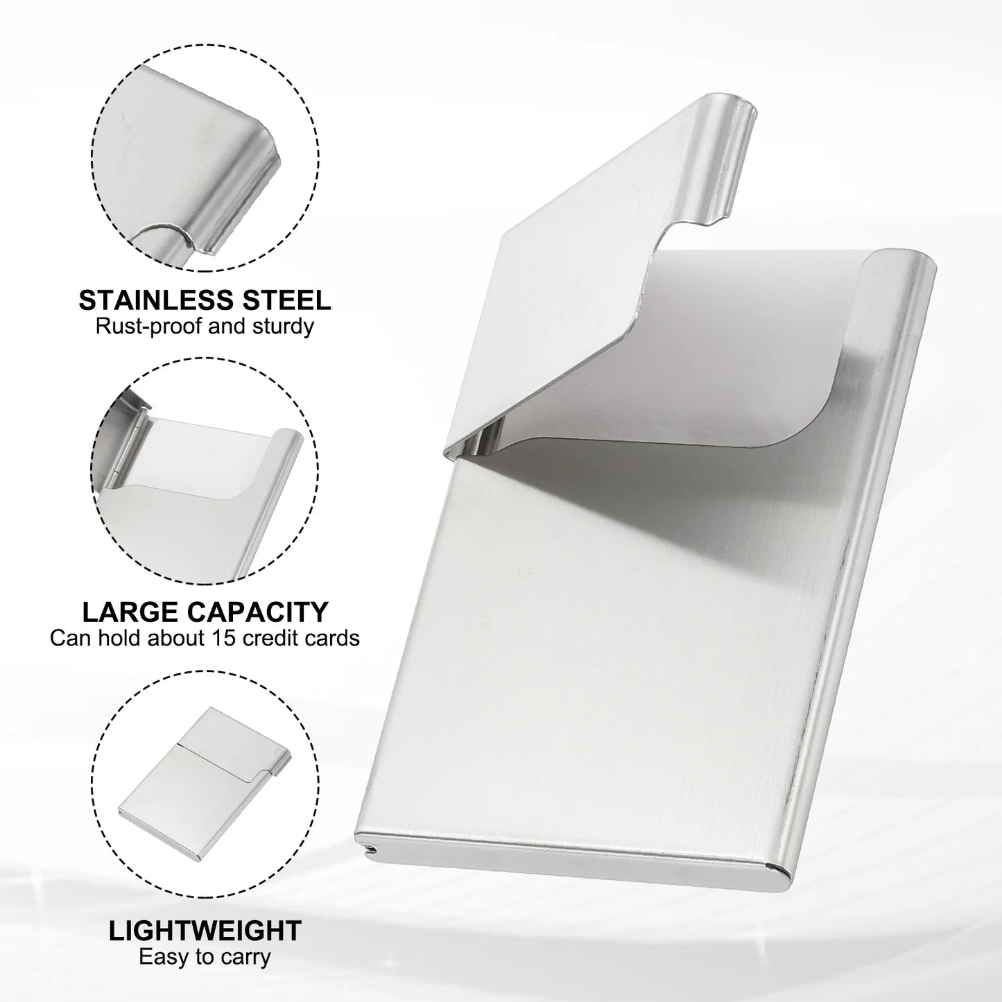Slim Metal Business Card Holder