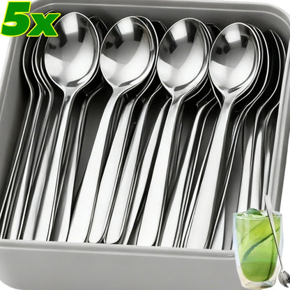Stainless Steel Long Handle Soup Spoon