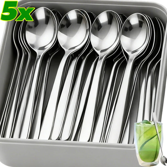 Stainless Steel Long Handle Soup Spoon