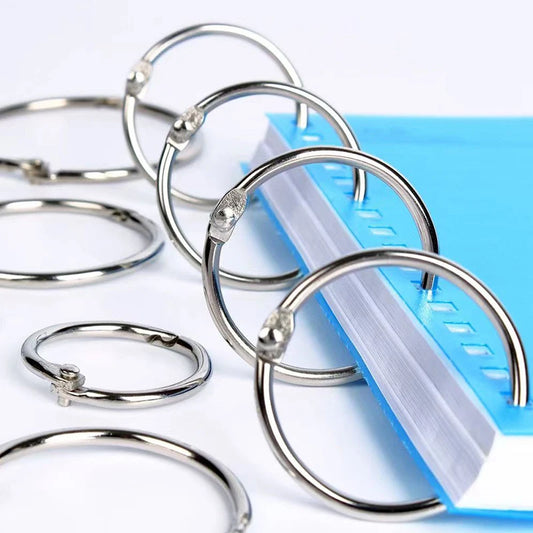 Openable Metal Book Binding Rings for Albums, Crafts & Organizers